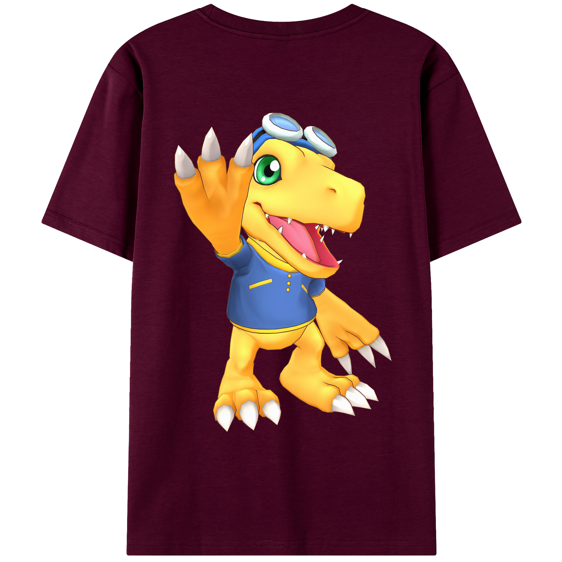 （画像用） Digimon デジタルモンスター/デジモン レディース半袖Tシャツ(バックプリント)